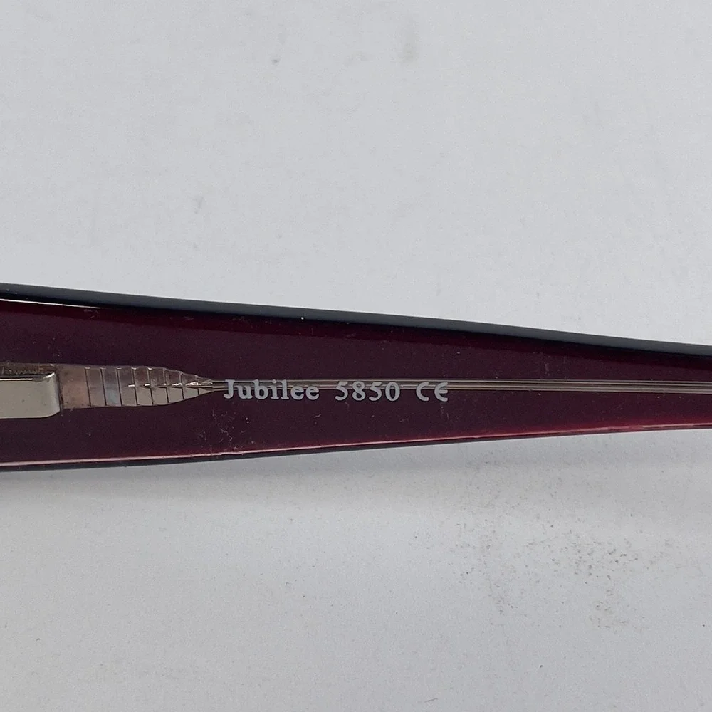 Jubilee 5850 Unisex‎ Eyeglasses Frame Burgundy Plastic Full Rim 52-18-135 mm